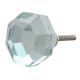 Silver Flat Octagon Dresser Glass Knob Online